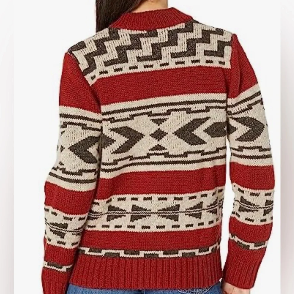 Pendleton Women’s Graphic Shetland Zip Cardigan - Picture 6 of 7